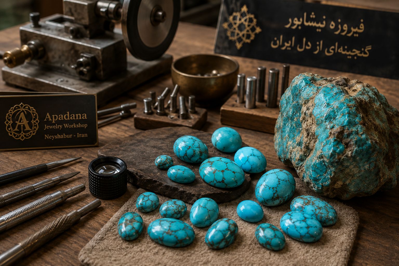 فیروزه اصل نیشابور؛ راهنمای کامل شناخت، خرید، ارزش و تشخیص سنگ اصیل ایرانی