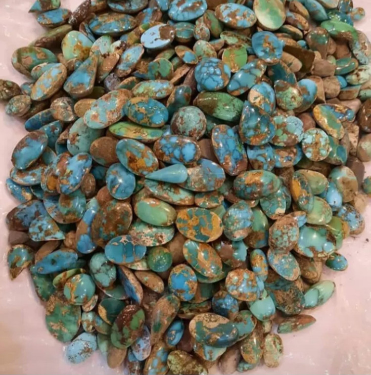 بارخونه فیروزه طبیعی رگهدار سبز کدNG008